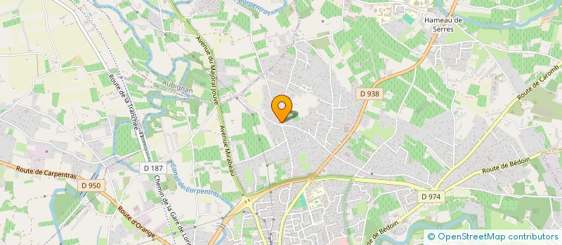 localisation de l'entreprise MONSIEUR PIERRICK BROCARD  CARPENTRAS