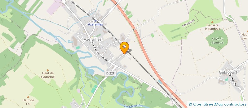 localisation de l'entreprise MONSIEUR PIERRICK BUIDIN  AZERAILLES