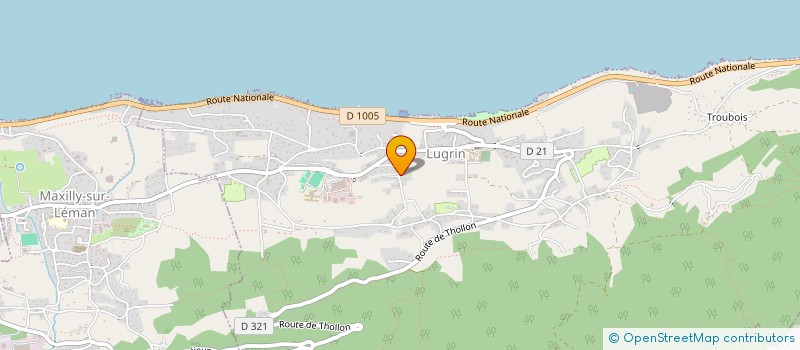 localisation de l'entreprise MONSIEUR PIERRICK BURNET  LUGRIN