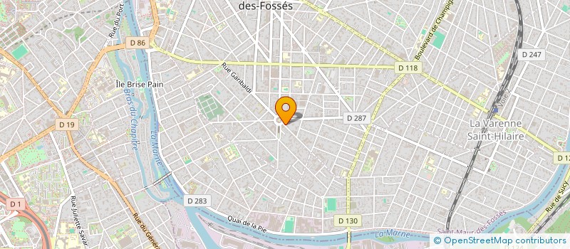 localisation de l'entreprise MONSIEUR PIERRICK CAJOT à SAINT-MAUR-DES-FOSSES