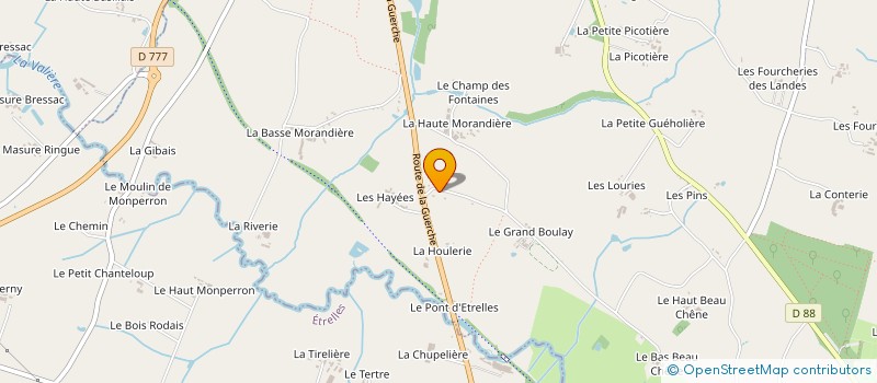 localisation de l'entreprise MONSIEUR PIERRICK CATELINE  VITRE