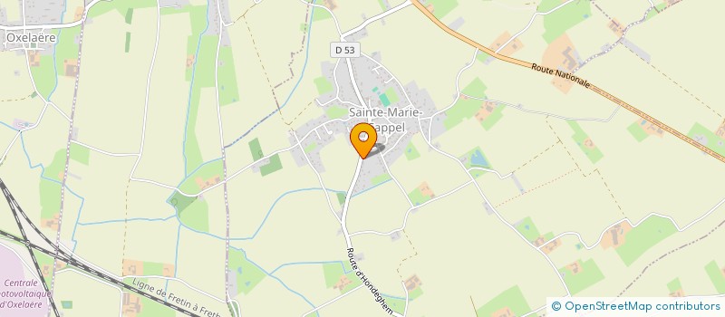 localisation de l'entreprise MONSIEUR PIERRICK CATTEAU  SAINTE-MARIE-CAPPEL