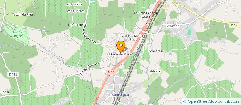 localisation de l'entreprise MONSIEUR PIERRICK CHAZAL à MARSAS