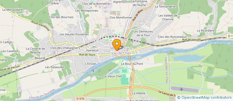 localisation de l'entreprise MONSIEUR PIERRICK CHILLOUX  MONTRICHARD-VAL-DE-CHER