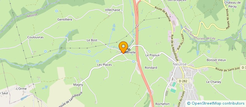 localisation de l'entreprise MONSIEUR PIERRICK CHOREL  NEULISE