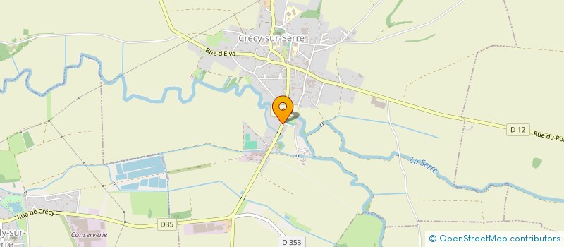 localisation de l'entreprise MONSIEUR PIERRICK CILLIER  CRECY-SUR-SERRE