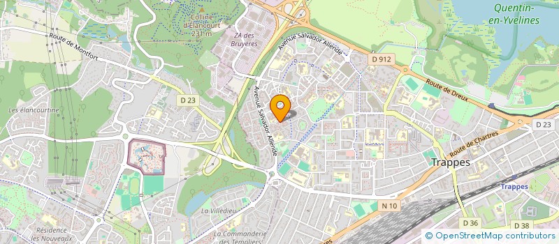 localisation de l'entreprise MONSIEUR PIERRICK CODJIA  TRAPPES