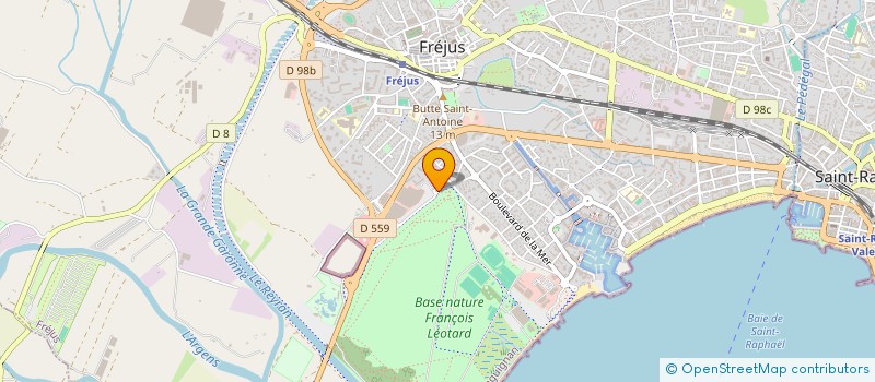 localisation de l'entreprise MONSIEUR PIERRICK CONROUX à FREJUS