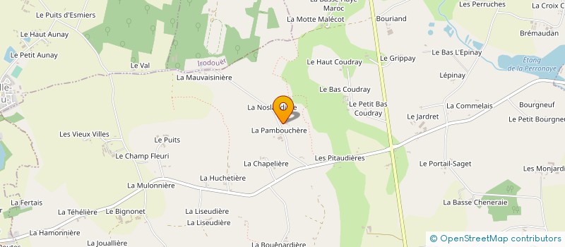 localisation de l'entreprise MONSIEUR PIERRICK COSNIER  BEDEE