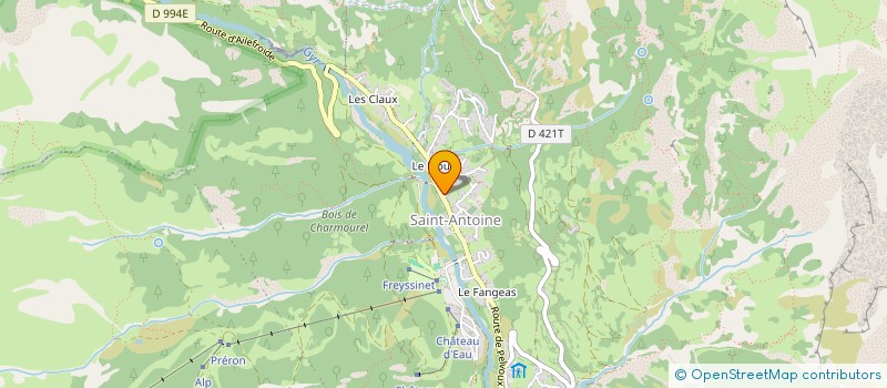 localisation de l'entreprise MONSIEUR PIERRICK COURTIAL  VALLOUISE-PELVOUX