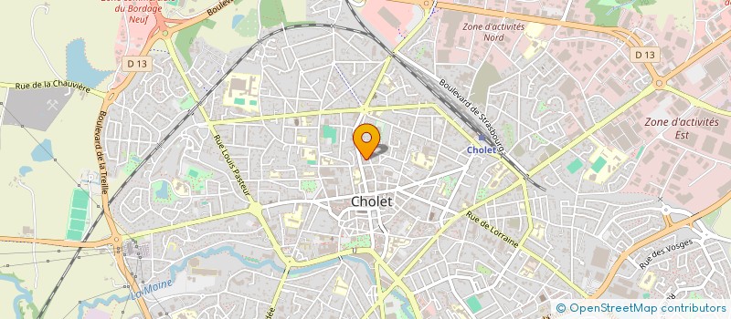 localisation de l'entreprise MONSIEUR PIERRICK COUTANT à CHOLET