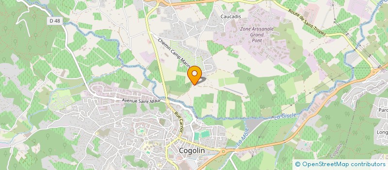 localisation de l'entreprise MONSIEUR PIERRICK D'ALENCON  GRIMAUD