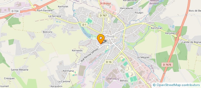 localisation de l'entreprise MONSIEUR PIERRICK DANET à LOCMINE