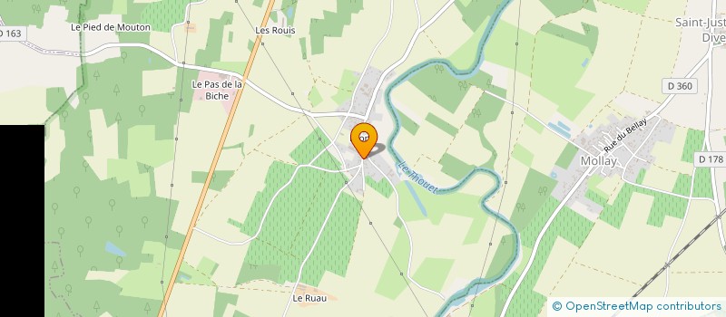 localisation de l'entreprise MONSIEUR PIERRICK DAVID à LE COUDRAY-MACOUARD