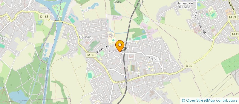 localisation de l'entreprise MONSIEUR PIERRICK DESCAMPS  BAUVIN