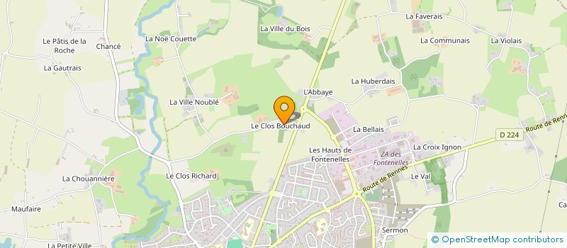 localisation de l'entreprise MONSIEUR PIERRICK DUBREIL à MORDELLES