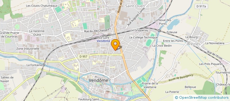 localisation de l'entreprise MONSIEUR PIERRICK DUMAS  VENDOME