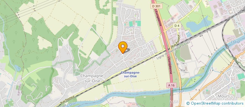 localisation de l'entreprise MONSIEUR PIERRICK DUPERAY  CHAMPAGNE-SUR-OISE