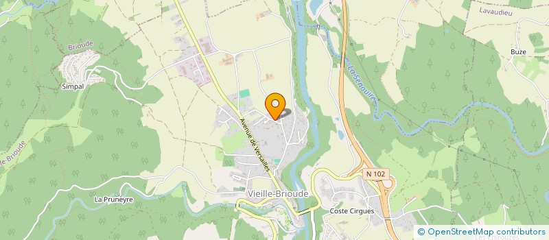 localisation de l'entreprise MONSIEUR PIERRICK DURAND  VIEILLE-BRIOUDE