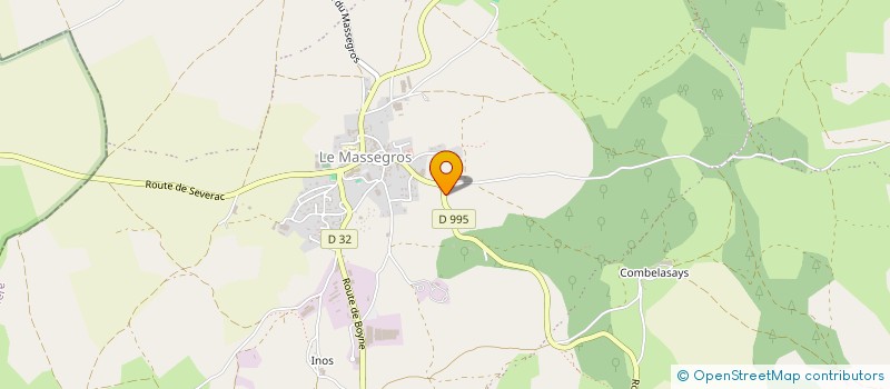 localisation de l'entreprise MONSIEUR PIERRICK FAGES  MASSEGROS CAUSSES GORGES