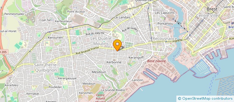 localisation de l'entreprise MONSIEUR PIERRICK FALC'HUN à BREST
