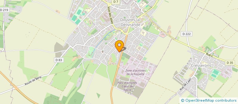 localisation de l'entreprise MONSIEUR PIERRICK FANUEL  DOUVRES-LA-DELIVRANDE