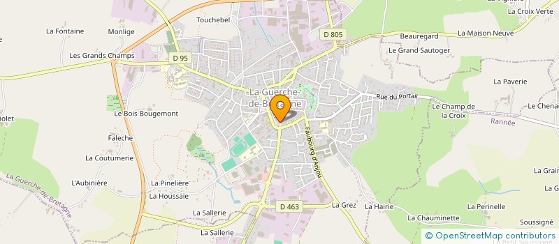 localisation de l'entreprise MONSIEUR PIERRICK FERRANT à LA GUERCHE-DE-BRETAGNE