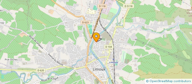 localisation de l'entreprise MONSIEUR PIERRICK FONQUERNE à LIMOUX