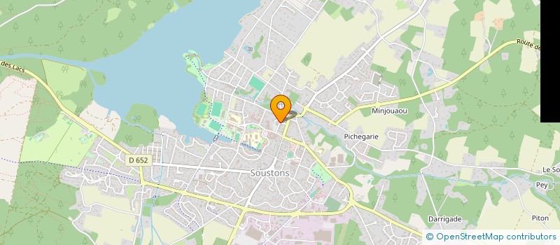 localisation de l'entreprise MONSIEUR PIERRICK FOULON  SOUSTONS