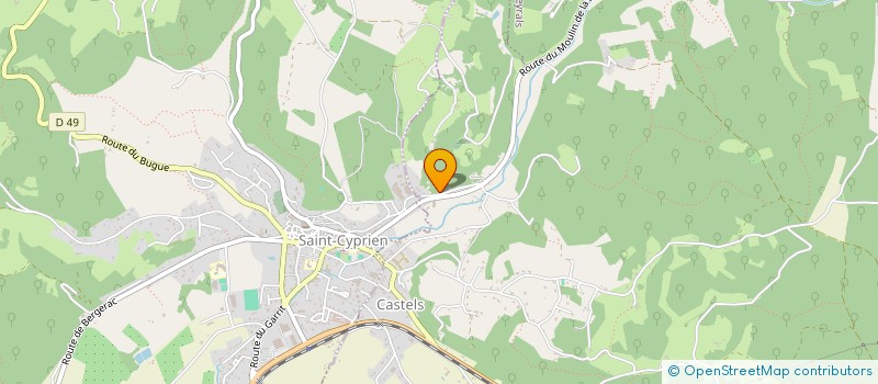localisation de l'entreprise MONSIEUR PIERRICK FRERE à CASTELS ET BEZENAC