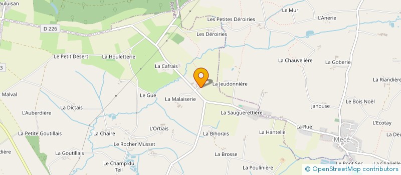 localisation de l'entreprise MONSIEUR PIERRICK GALLAIS à LIVRE-SUR-CHANGEON