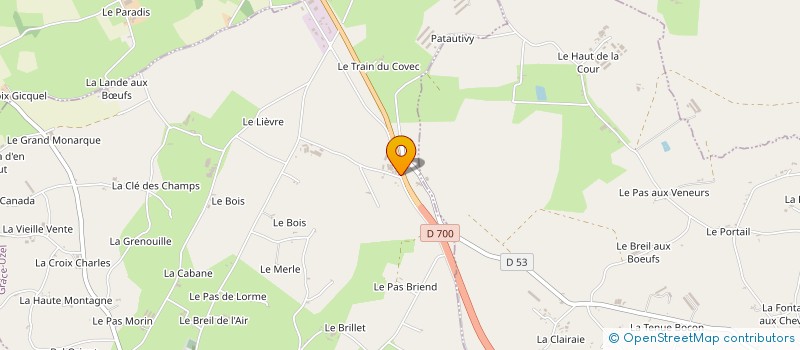 localisation de l'entreprise MONSIEUR PIERRICK GALLAIS  GRACE-UZEL