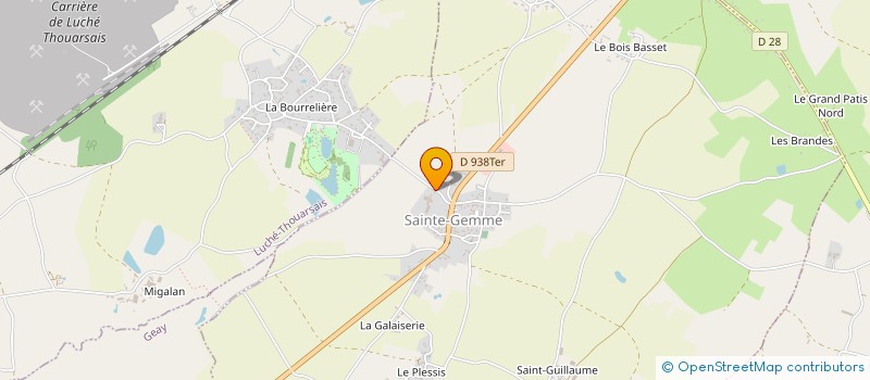 localisation de l'entreprise MONSIEUR PIERRICK GAURY à SAINTE-GEMME