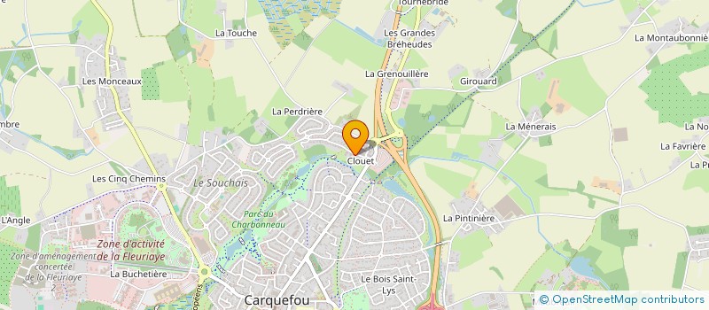 localisation de l'entreprise MONSIEUR PIERRICK GAUTHIER à CARQUEFOU