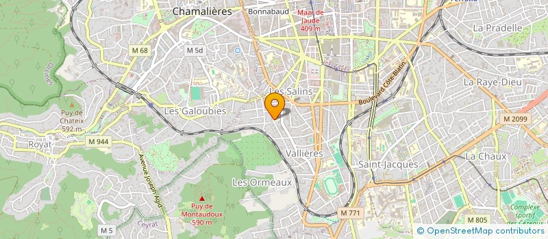 localisation de l'entreprise MONSIEUR PIERRICK GAUTIER  CLERMONT-FERRAND