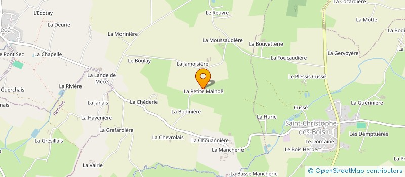 localisation de l'entreprise MONSIEUR PIERRICK GIEUX à MECE
