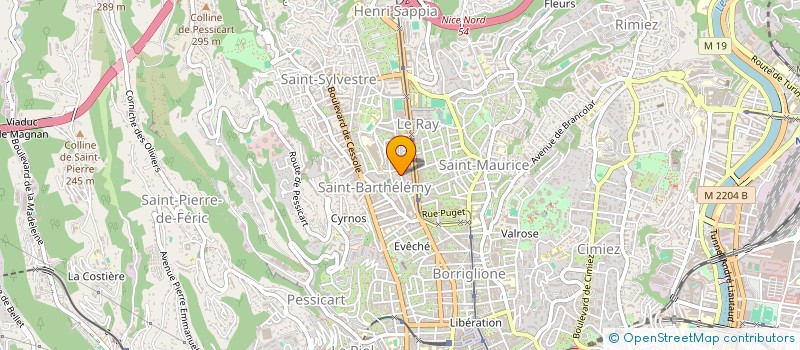 localisation de l'entreprise MONSIEUR PIERRICK GIGUELAY à NICE