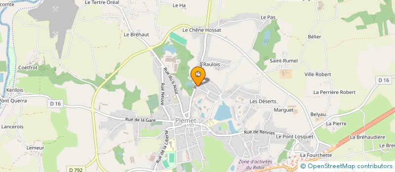 localisation de l'entreprise MONSIEUR PIERRICK GIROT  PLEMET