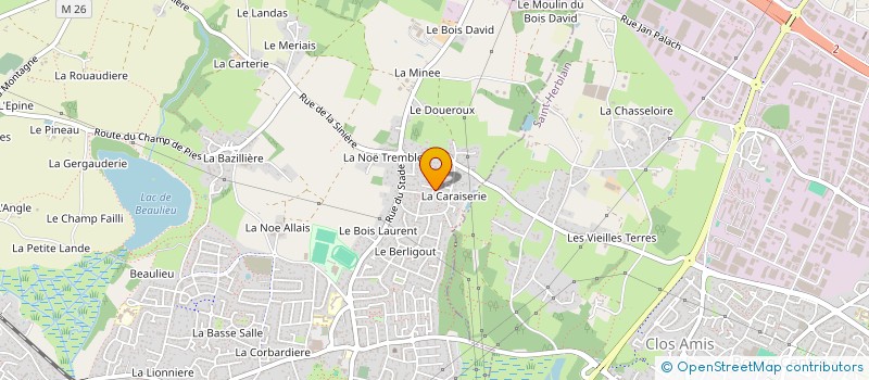 localisation de l'entreprise MONSIEUR PIERRICK GROUHAN à COUERON