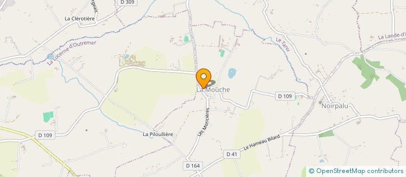 localisation de l'entreprise MONSIEUR PIERRICK GUILBERT  LA MOUCHE