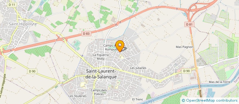 localisation de l'entreprise MONSIEUR PIERRICK HARITONIDES  SAINT-LAURENT-DE-LA-SALANQUE