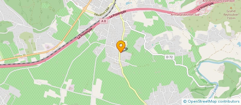 localisation de l'entreprise MONSIEUR PIERRICK HERNANDEZ  VIDAUBAN