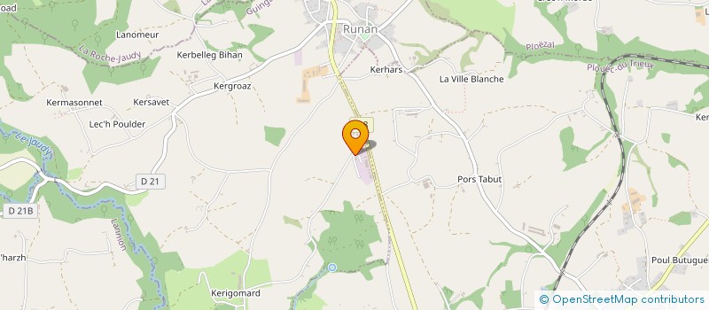 localisation de l'entreprise MONSIEUR PIERRICK HERVE  RUNAN