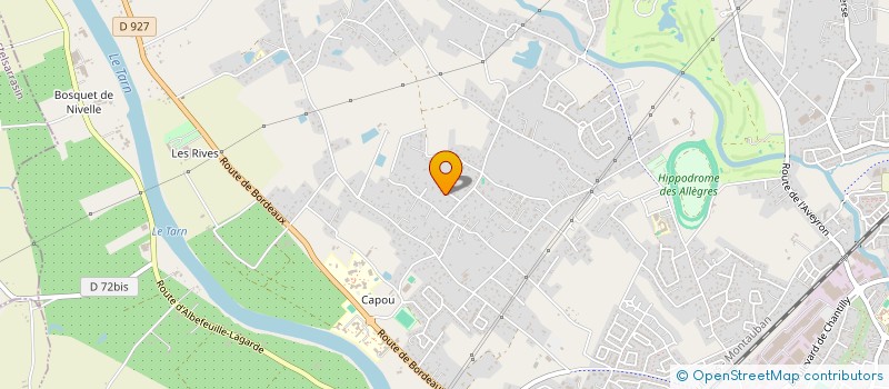 localisation de l'entreprise MONSIEUR PIERRICK HERVIEU  MONTAUBAN