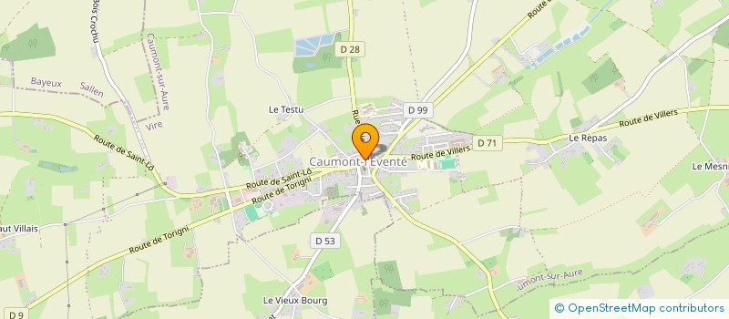 localisation de l'entreprise MONSIEUR PIERRICK HEURTEL  CAUMONT-SUR-AURE