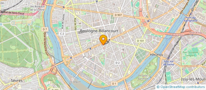 localisation de l'entreprise MONSIEUR PIERRICK HORDE à BOULOGNE-BILLANCOURT