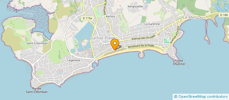 localisation de l'entreprise MONSIEUR PIERRICK ILLIEN  CARNAC