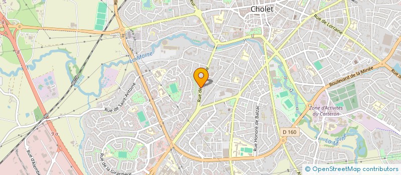localisation de l'entreprise MONSIEUR PIERRICK JAMIN  CHOLET