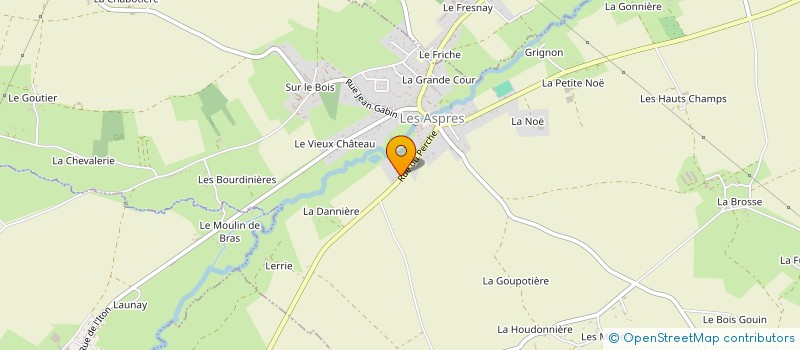 localisation de l'entreprise MONSIEUR PIERRICK JOUAUX à LES ASPRES
