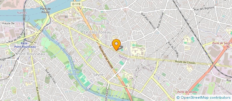 localisation de l'entreprise MONSIEUR PIERRICK JUBE  SAINT-SEBASTIEN-SUR-LOIRE